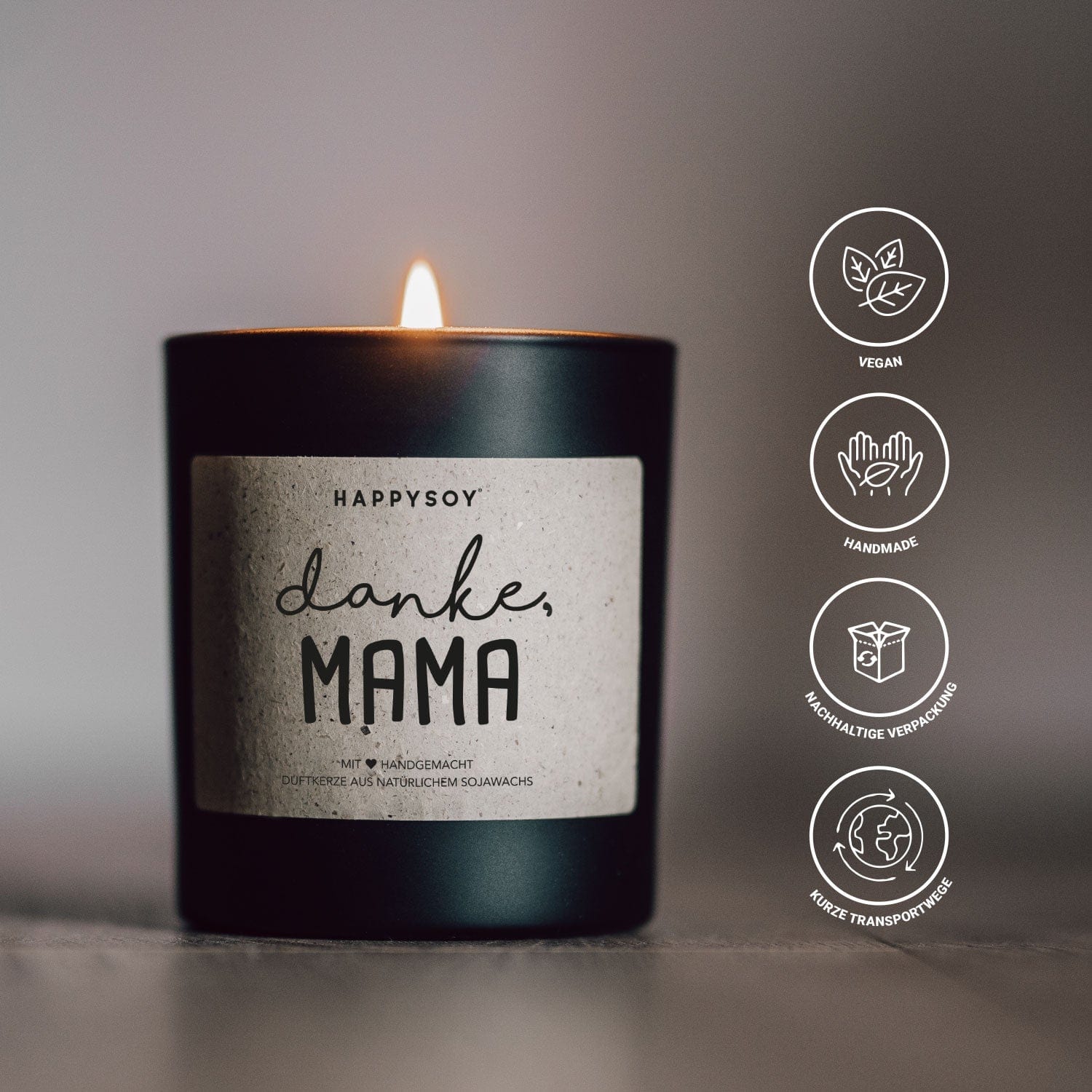 Duftkerze Danke Mama 220g