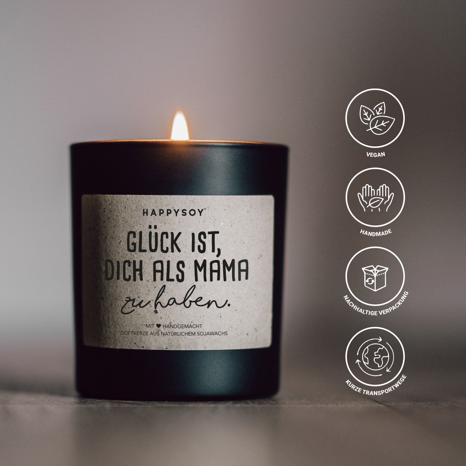 Duftkerze Glück ist 220g