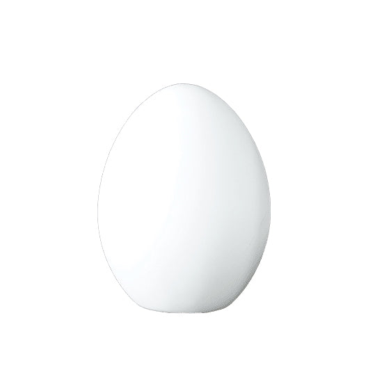 Standing Egg Osterdekoration weiß