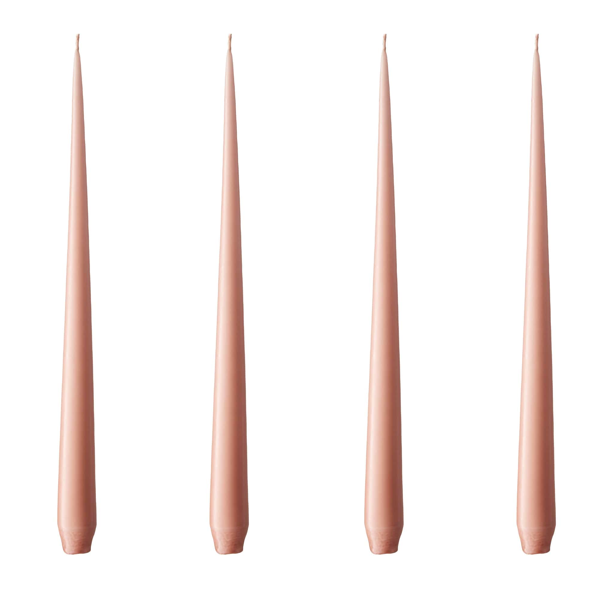 Ester & Erik Stabkerzen 32cm 4er Set - 20 rosy caramel