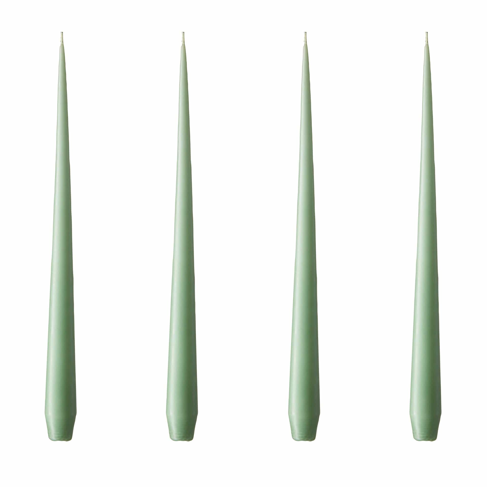 Ester & Erik Stabkerzen 32cm 4er Set - 66 eucalyptus