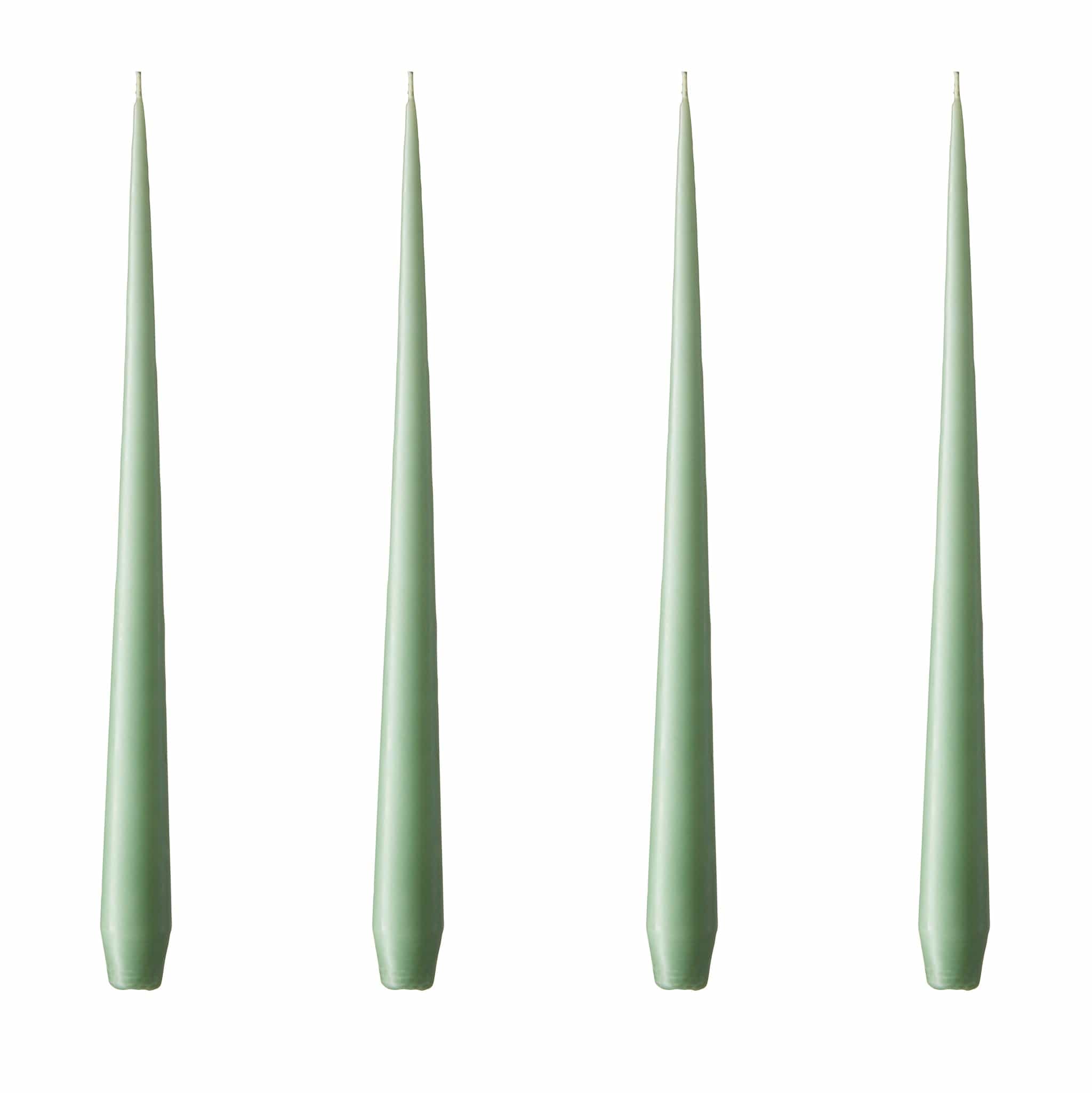 Ester & Erik Stabkerzen 32cm 4er Set - 66 eucalyptus