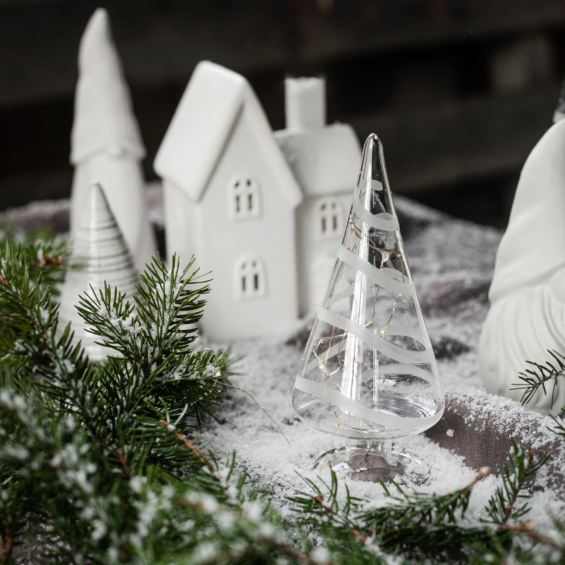 Deko Weihnachtsbaum Granbo - silber