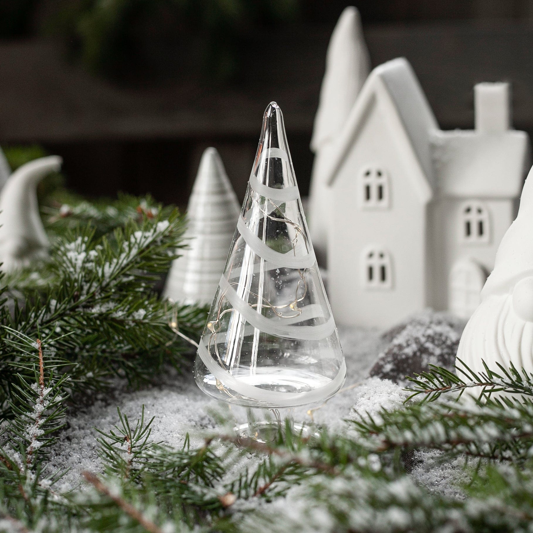 Deko Weihnachtsbaum Granbo - silber