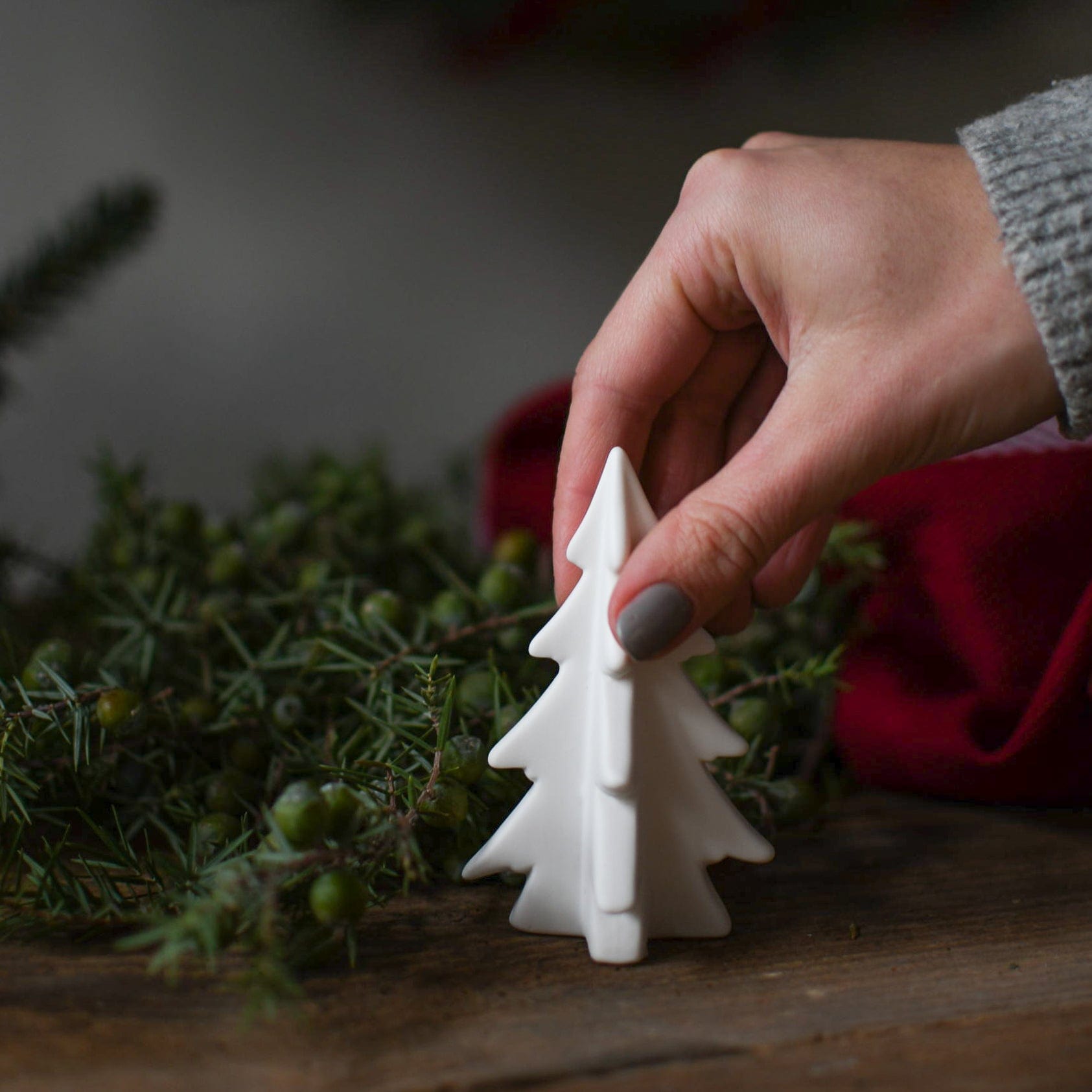 Deko Weihnachtsbaum Granby - weiß