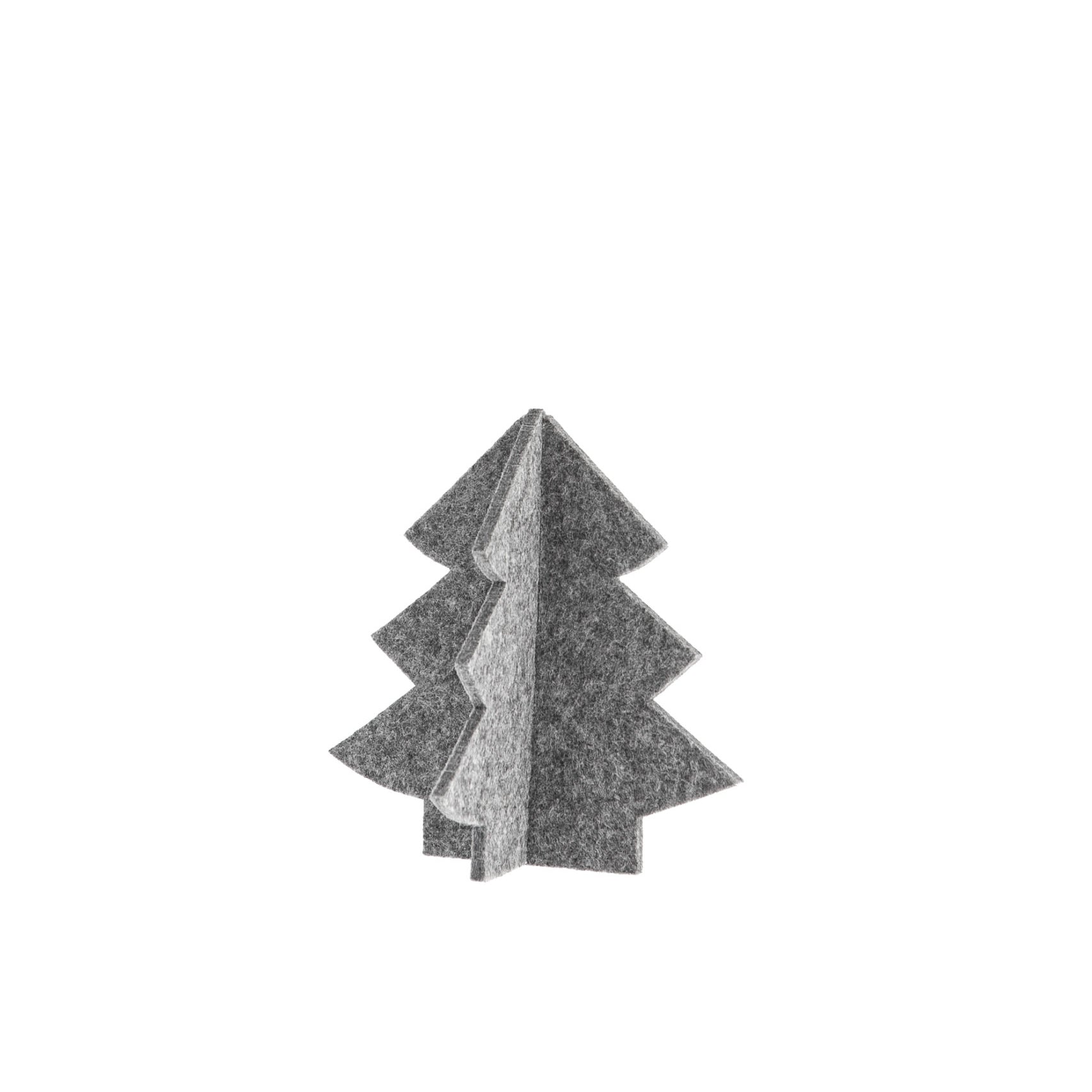 Weihnachtsbaum aus Filz Granfors grau