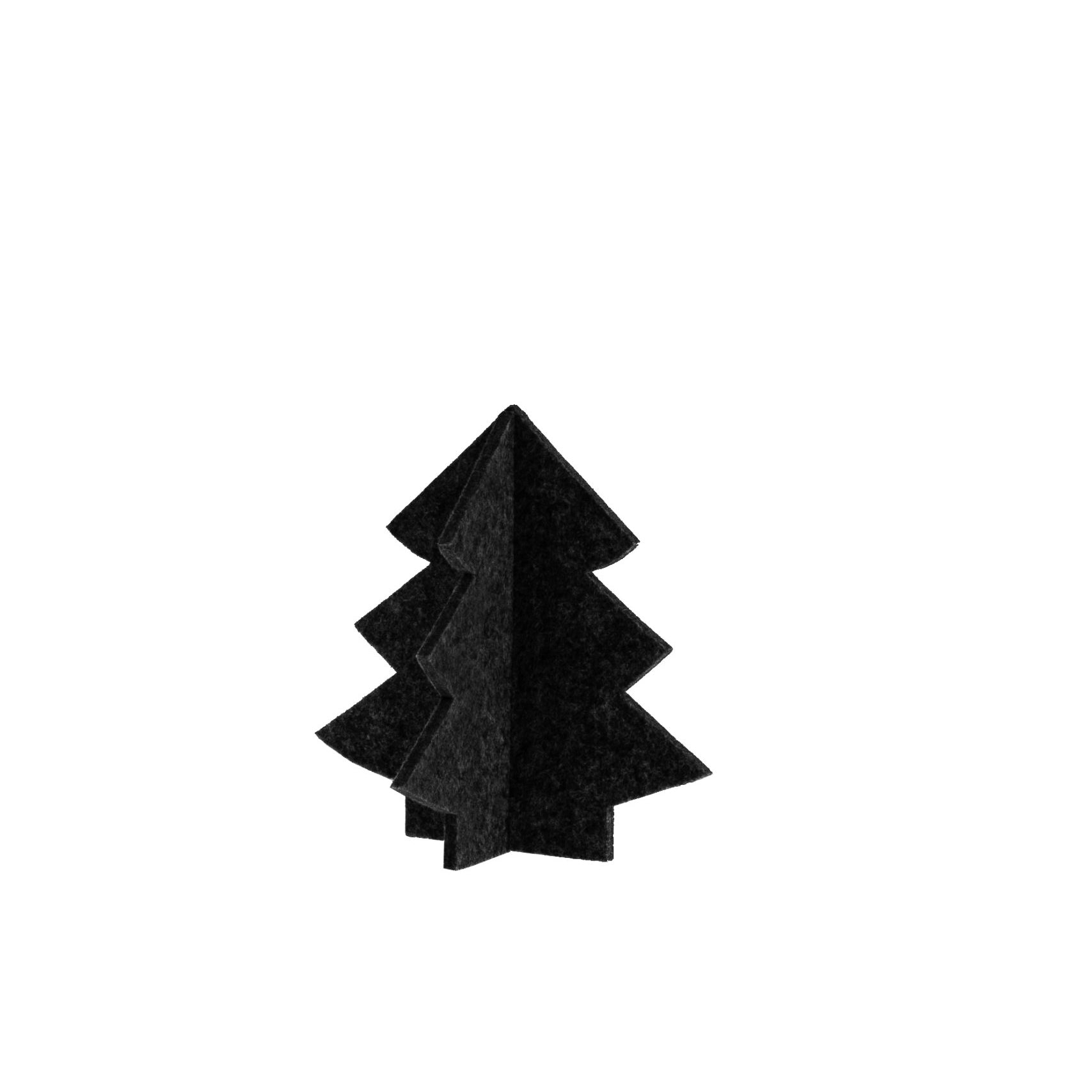 Weihnachtsbaum aus Filz Granfors schwarz