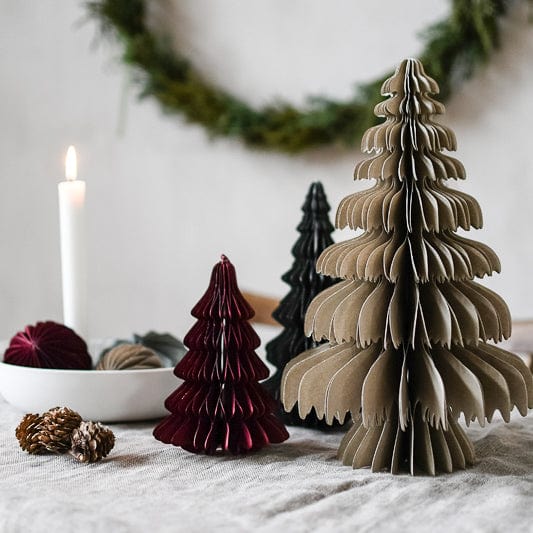 Weihnachtsbaum aus Papier Granstad - greige