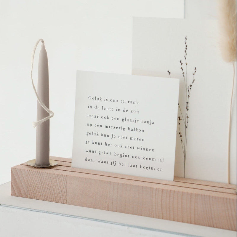 Hold it - Halter für Karten, Kerzen und Vase