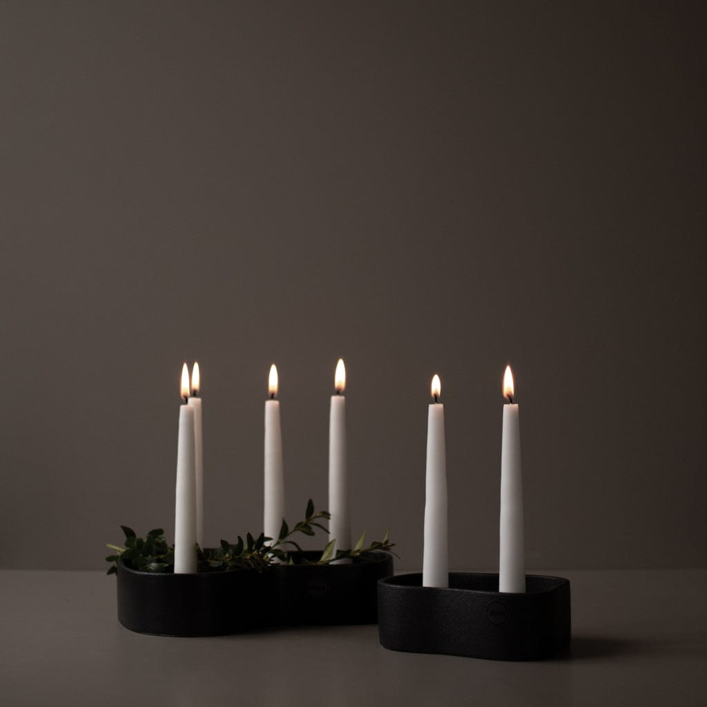 Kerzenhalter Adventskranz von DBKD in schwarz