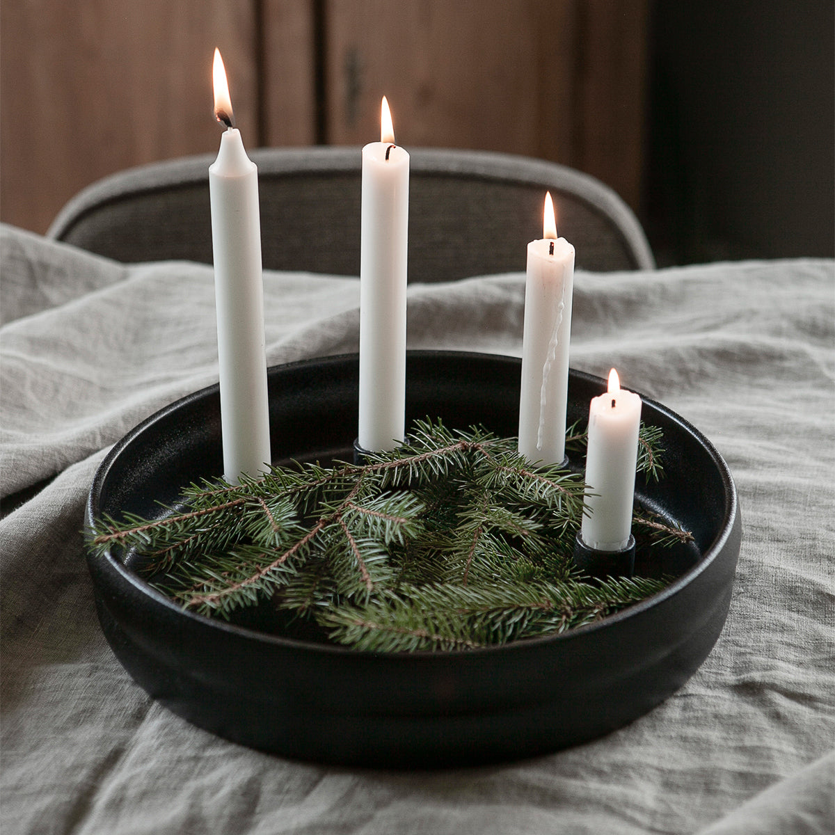 Kerzenhalter zu bei Weihnachten: Moderne mkono Adventsdeko