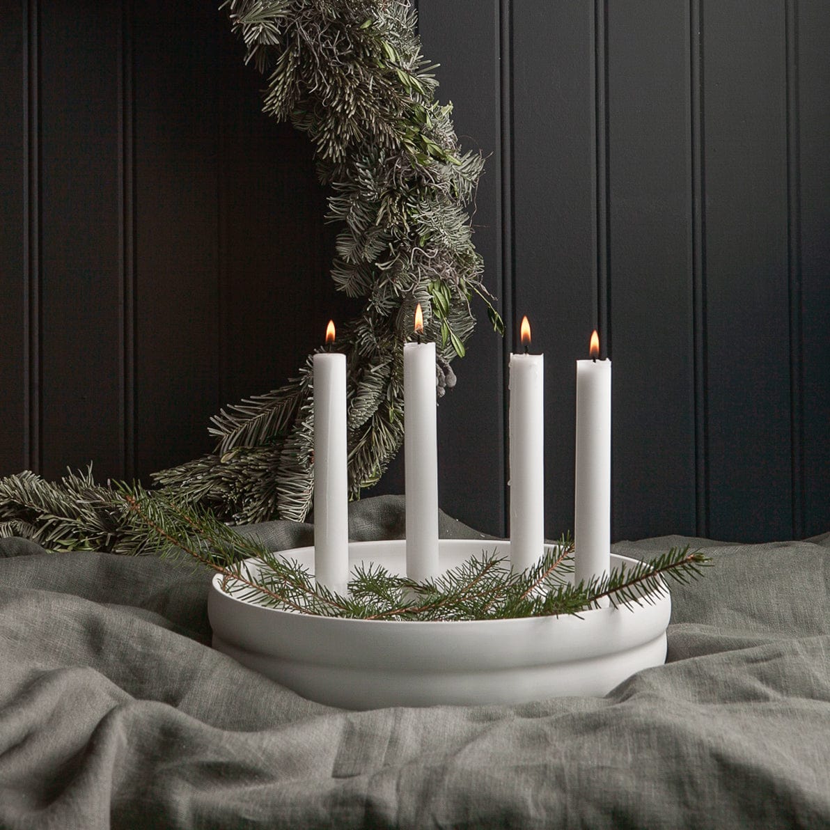 Moderne Kerzenhalter Adventsdeko bei mkono Weihnachten: zu