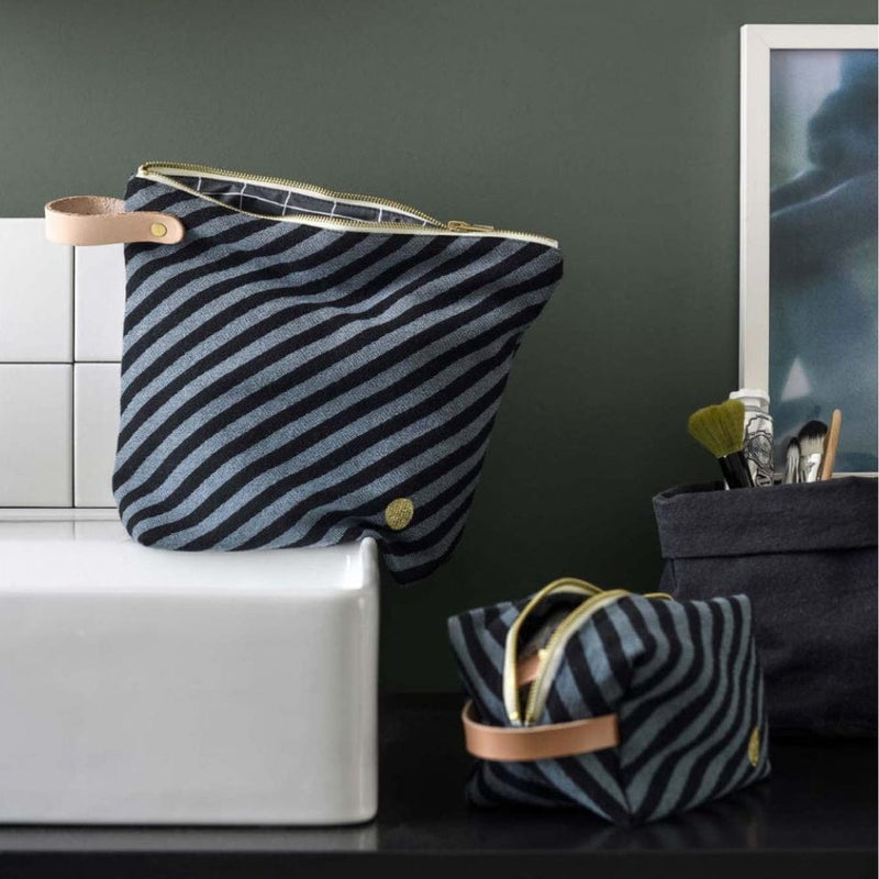 Kosmetiktasche gestreift M