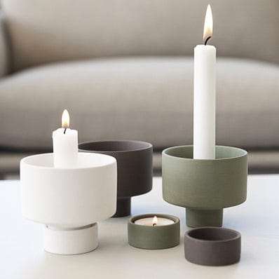 Liaved Kerzenhalter Set grün