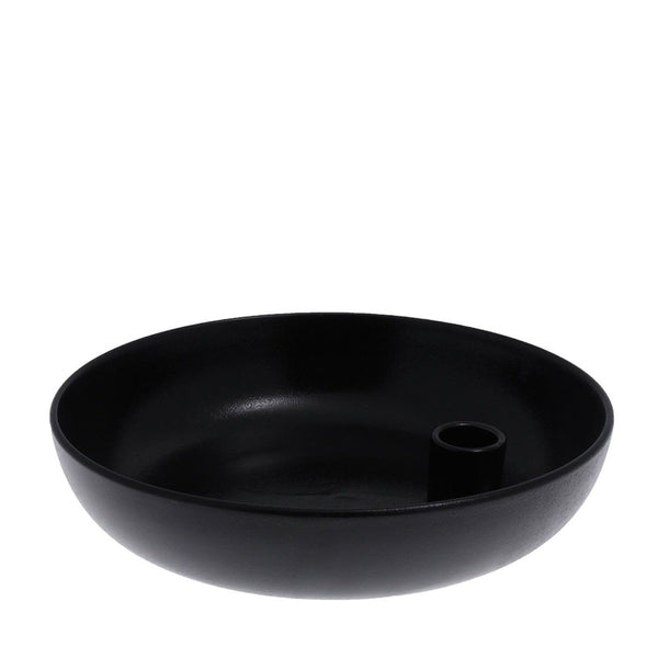 Lidatorp Kerzenhalter schwarz Storefactory Kerzenschale Swedisches Design Skandi Wohnen Scandi Living Lidatorp Kerzenständer 