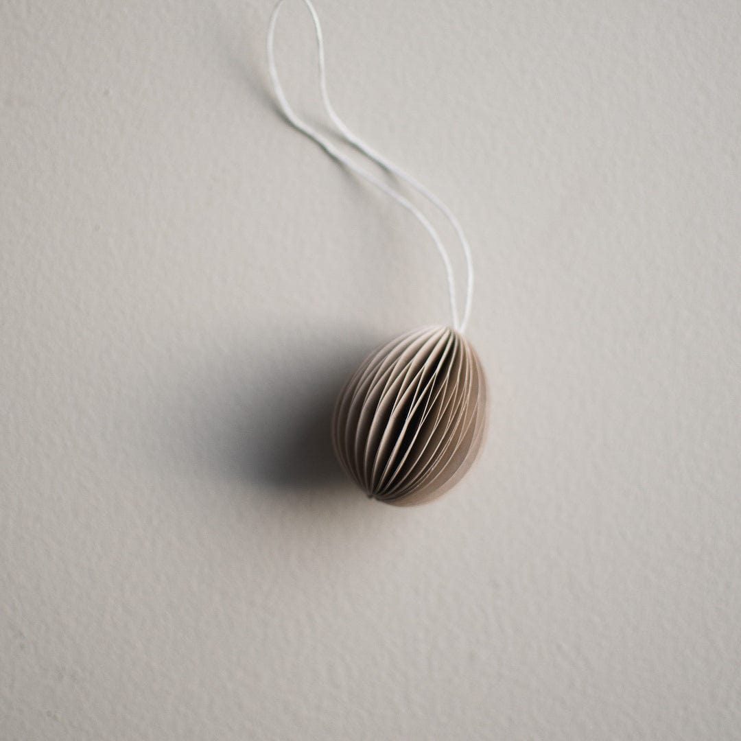 Ovoid Osterei aus Papier - sand