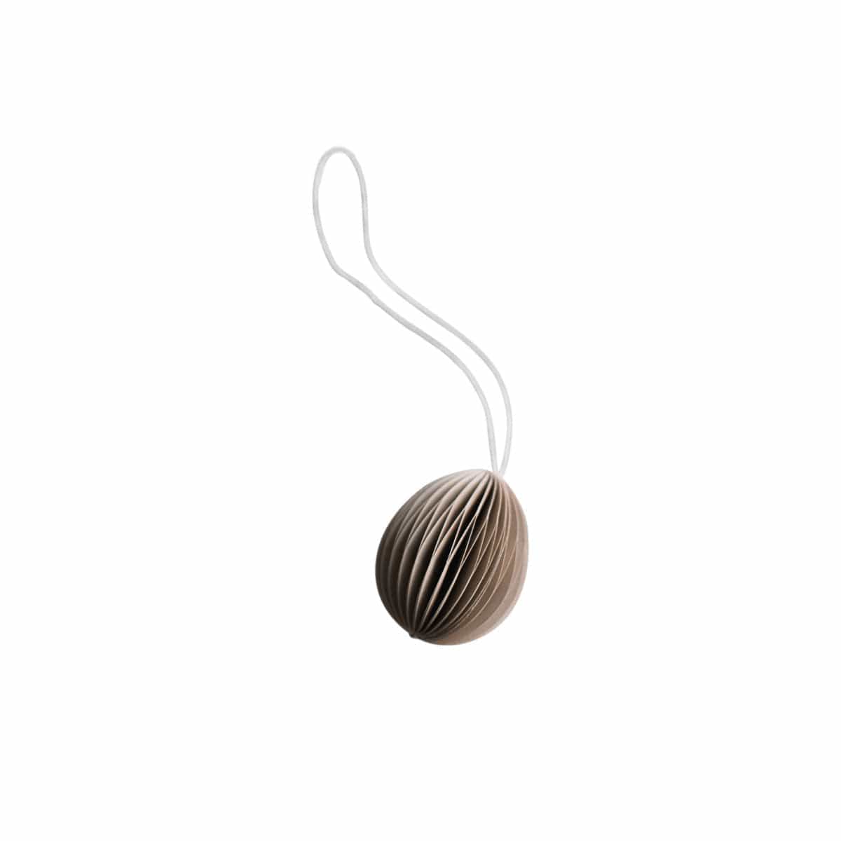 Ovoid Osterei aus Papier - sand