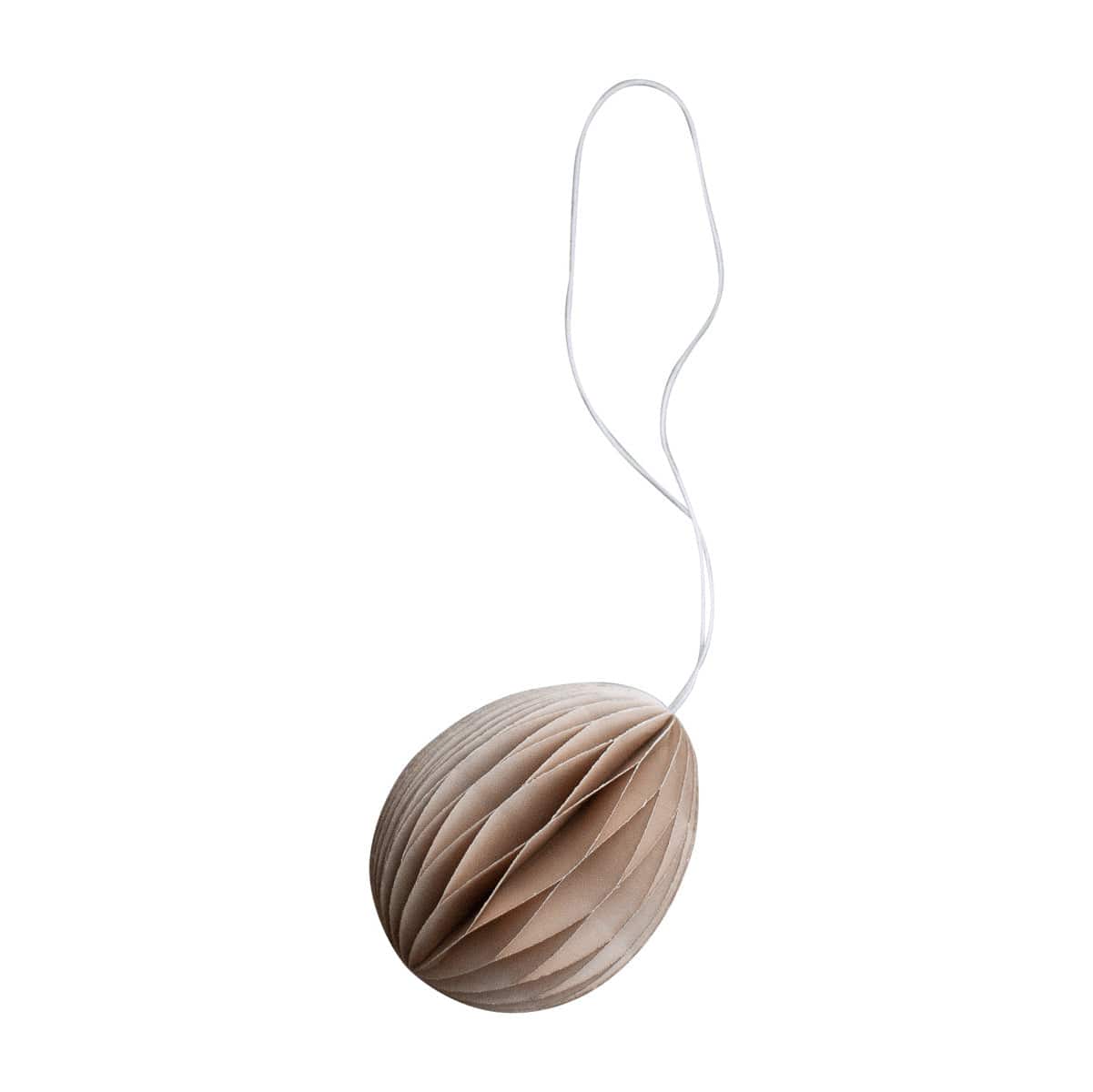 Ovoid Osterei aus Papier - sand