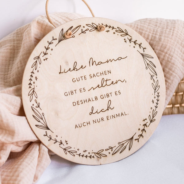 Holzschild Muttertag Liebe Mama