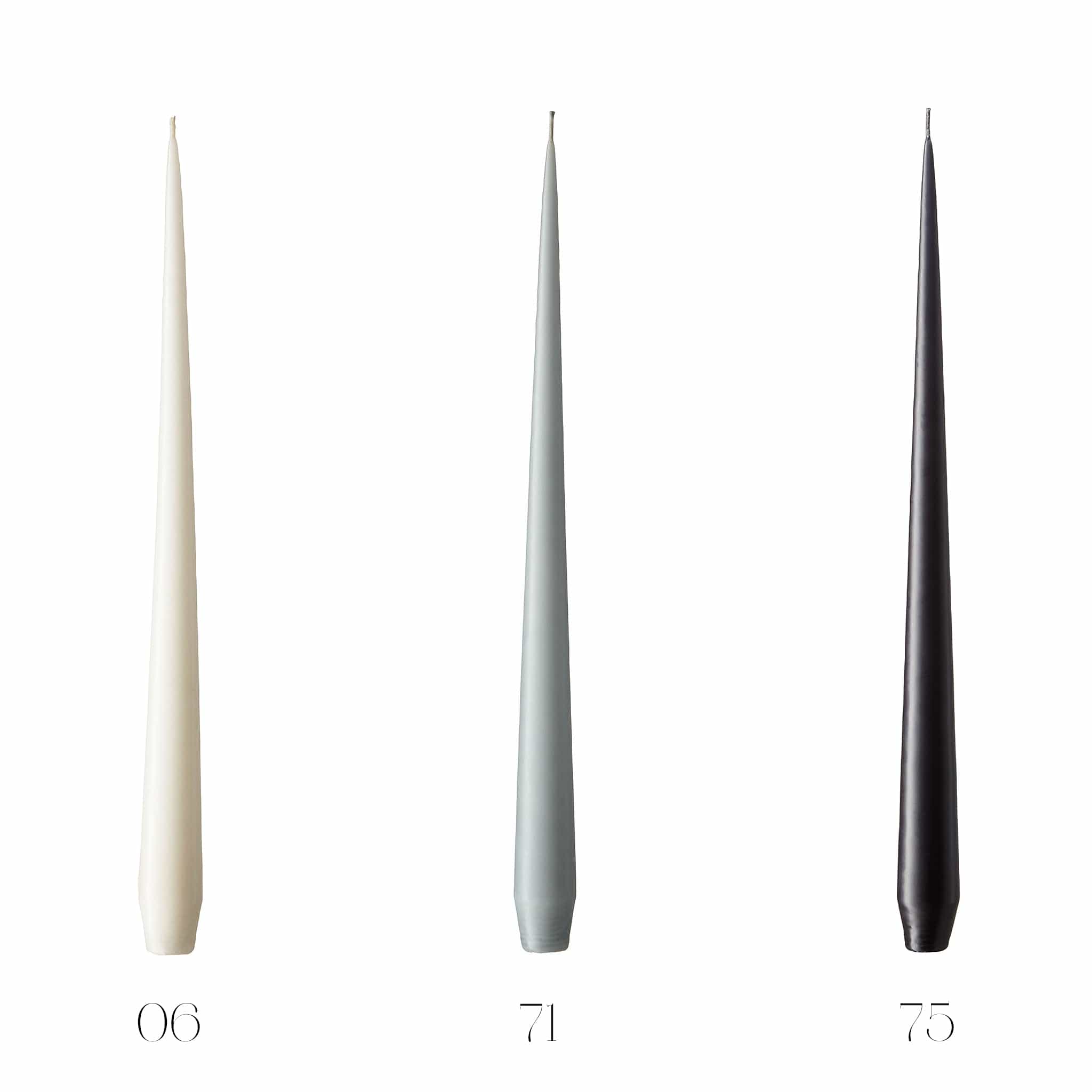 Ester & Erik Stabkerzen 32cm 4er Set - 71 concrete