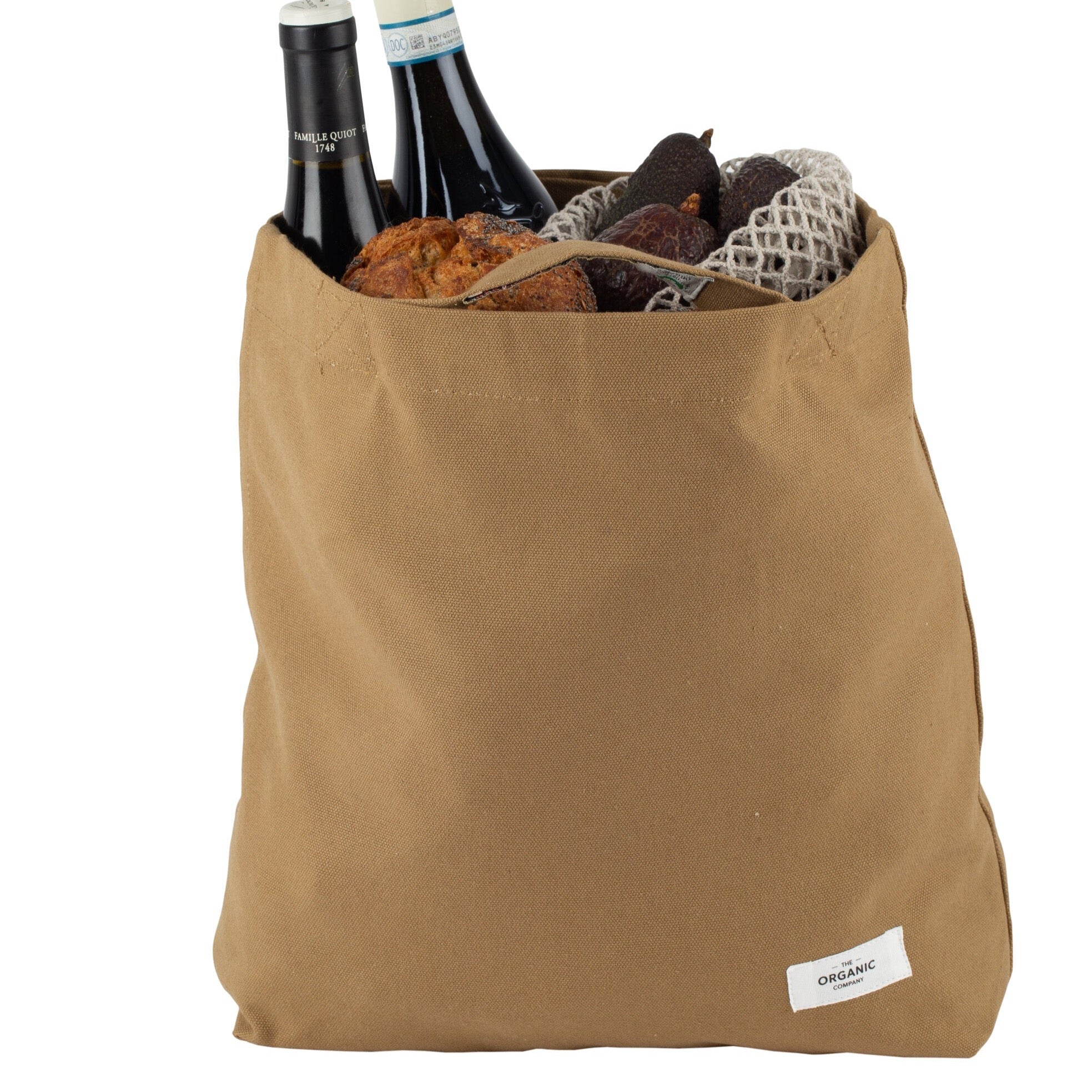 Einkaufstasche aus Bio Baumwolle My Organic Bag in Khaki Nachhaltigkeit von The Organic Company