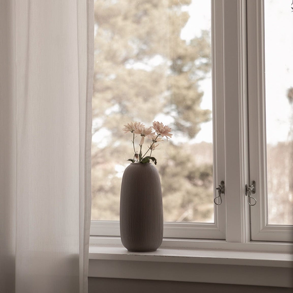Vase Aby braun