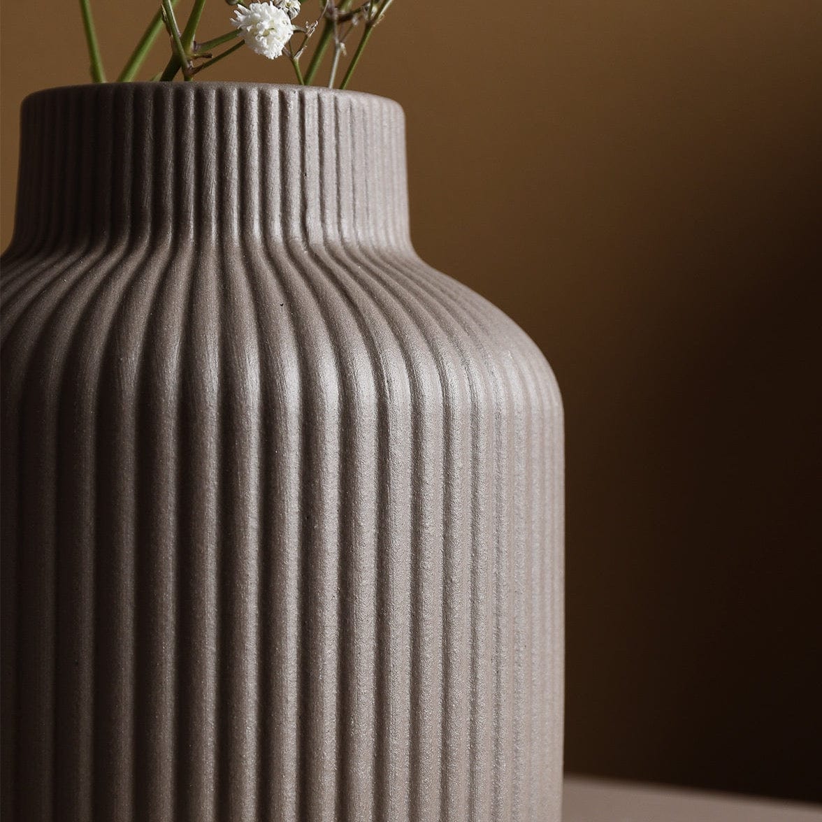 Vase Lillhagen braun