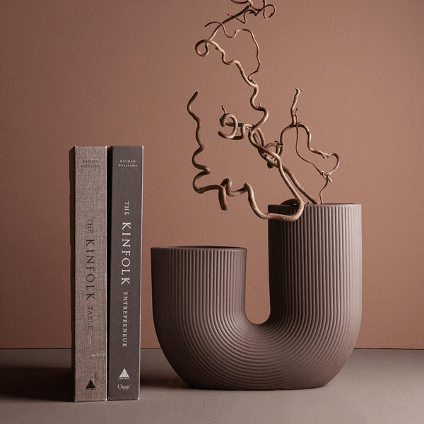 Vase Stravalla in braun