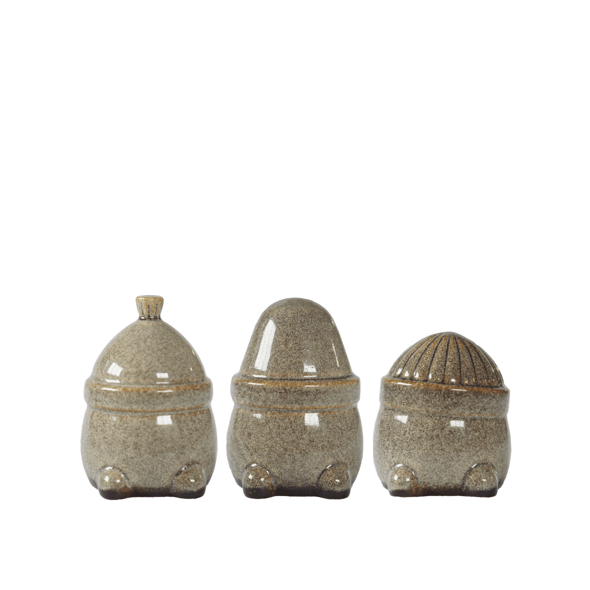 Weihnachtsdeko Hipster Triplets 3er Pack - multi
