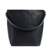 Bobbi Bucket Tasche Maxi - Leder Schwarz