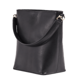Bobbi Bucket Tasche Maxi - Leder Schwarz