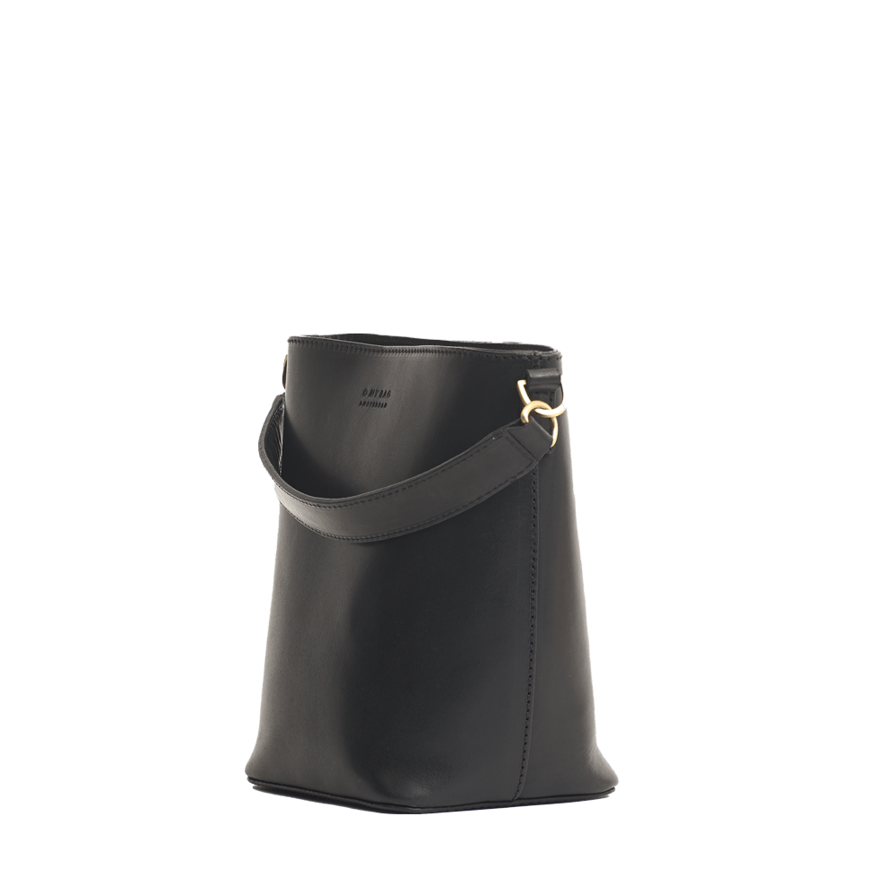 Bobbi Bucket Tasche Midi - Leder Schwarz