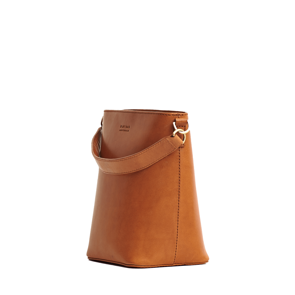 Bobbi Bucket Tasche Maxi - Leder Cognac
