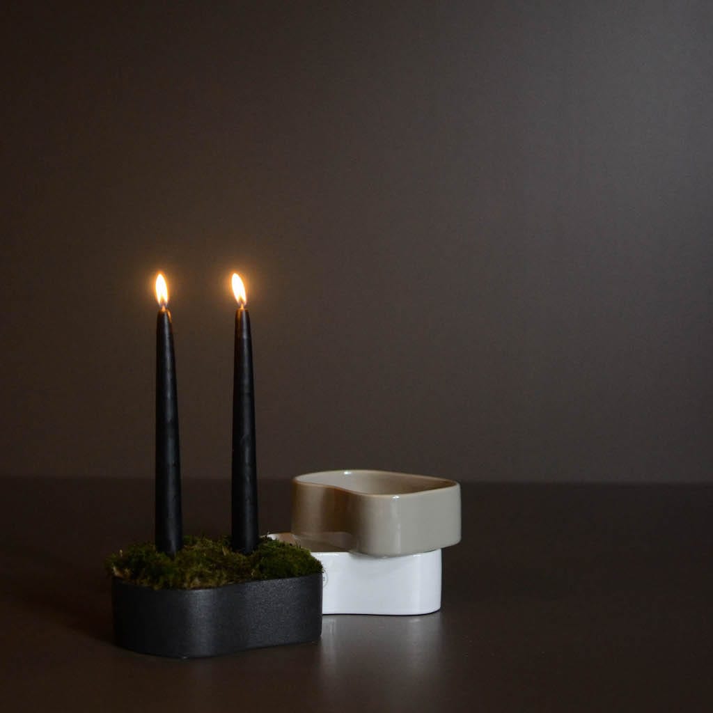 Kerzenhalter Fill me up - weiß