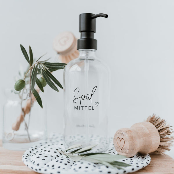 Seifenspender Spülmittel aus Glas 500ml