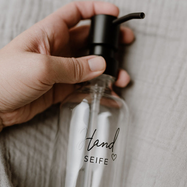 Seifenspender Handseife aus Glas 250ml