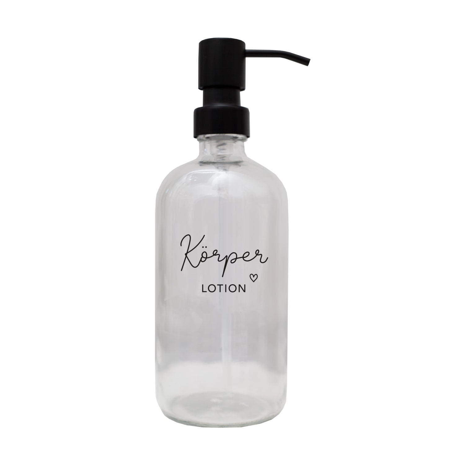 Seifenspender Körperlotion 500ml - Glas