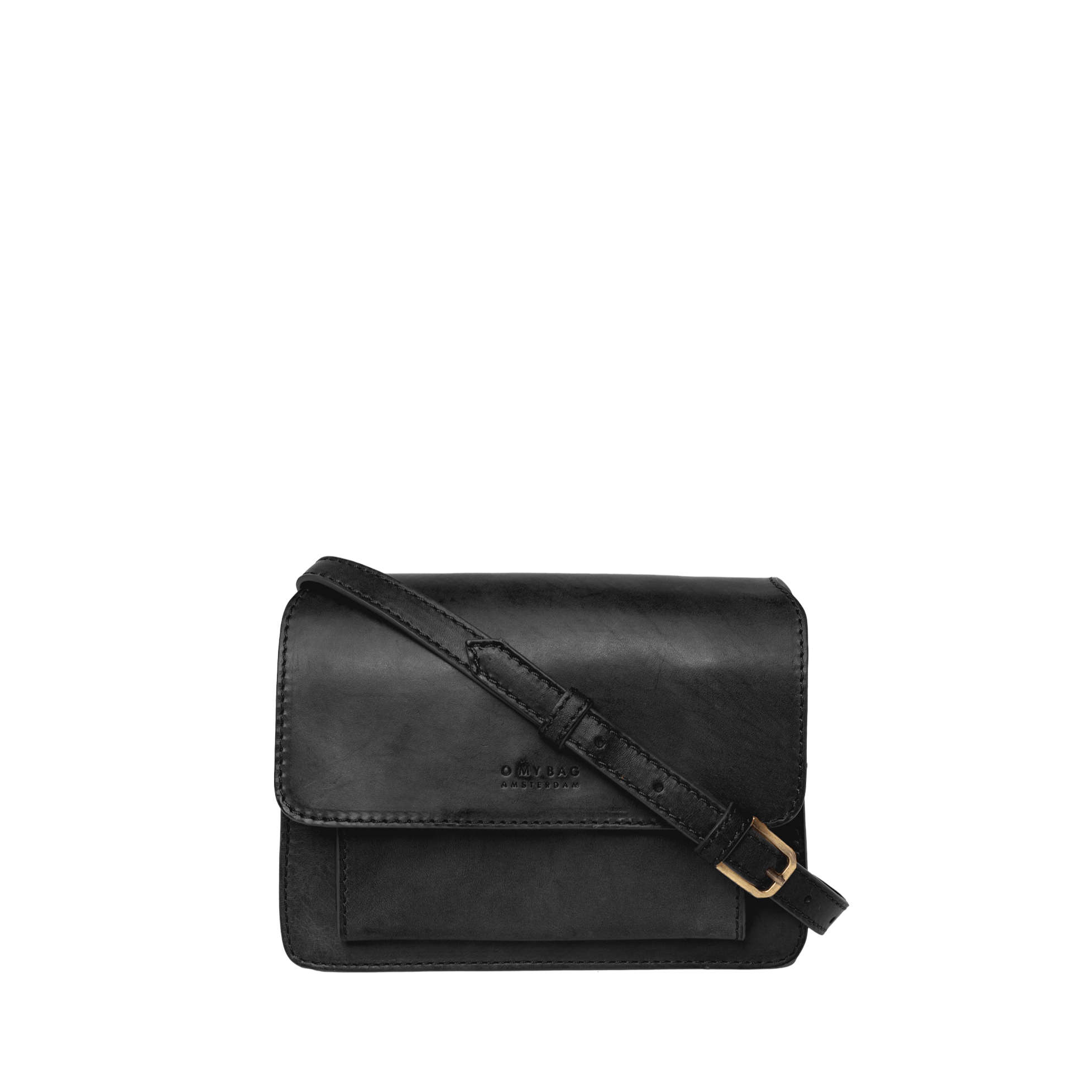 Harper mini Tasche - Leder Schwarz