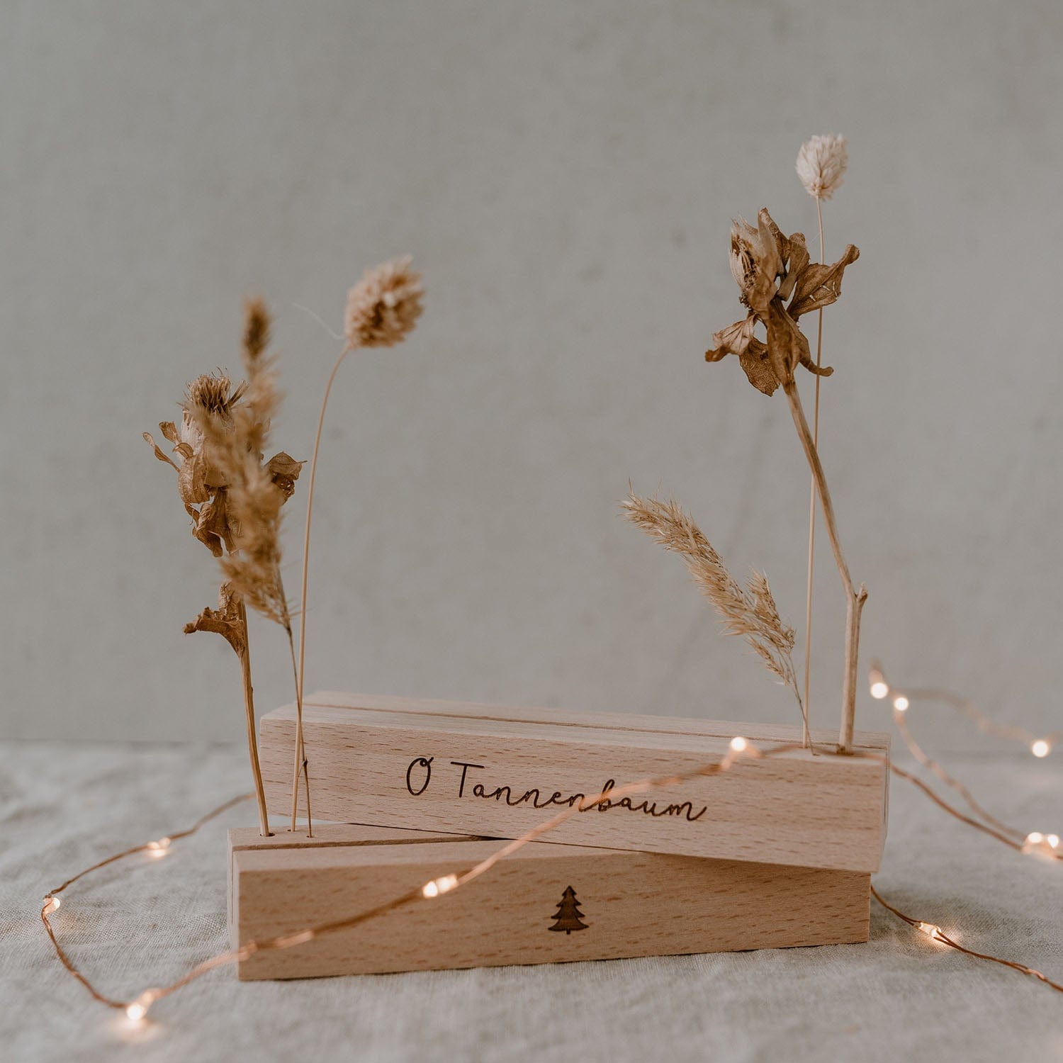 Karten- und Blumenständer 2er Set - O Tannenbaum