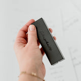Kartenständer 2er Set Herz schwarz 10,5cm