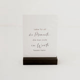 Kartenständer 2er Set Herz schwarz 10,5cm