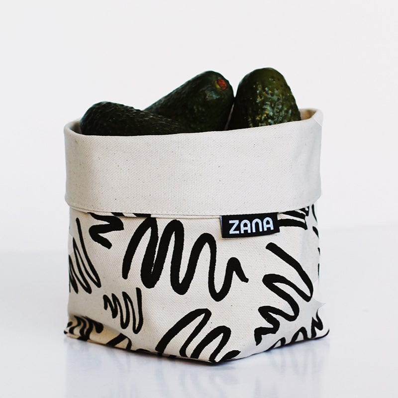 Soft Pot Übertopf aus Canvas Baumwolle mit Muster