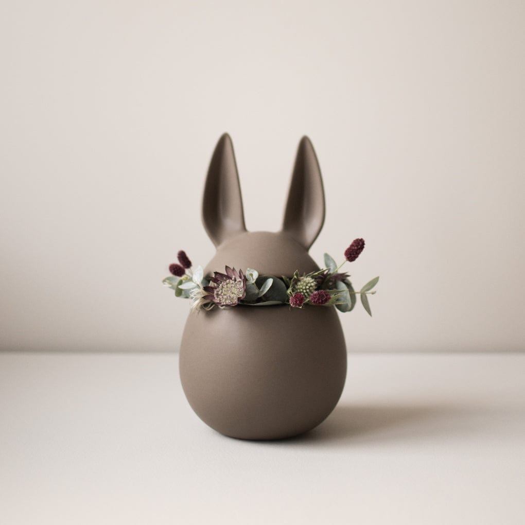 Eating Rabbit Schale mit Deckel - dust