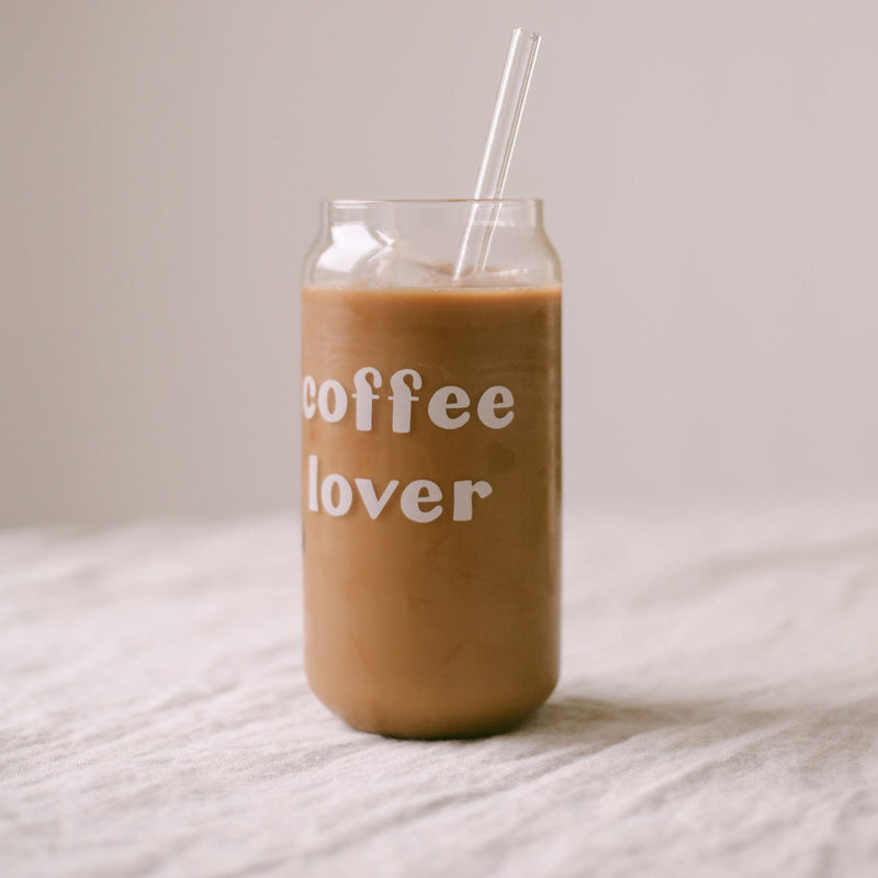 Hohes Trinkglas Coffee Lover