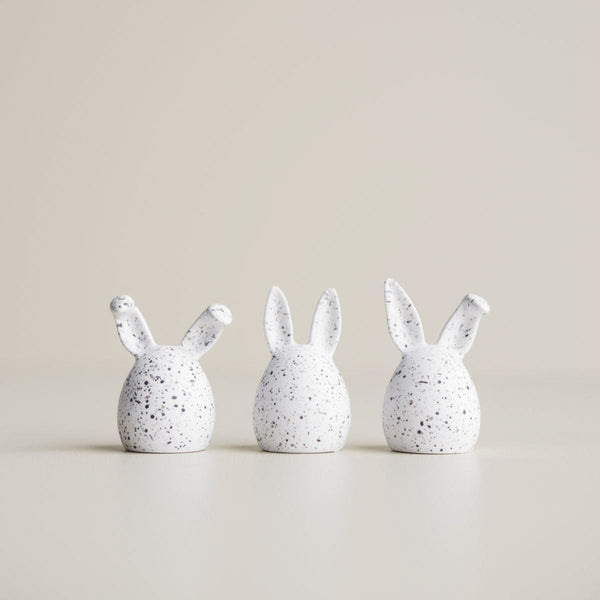 Triplets Osterdekoration 3er Set White Dot