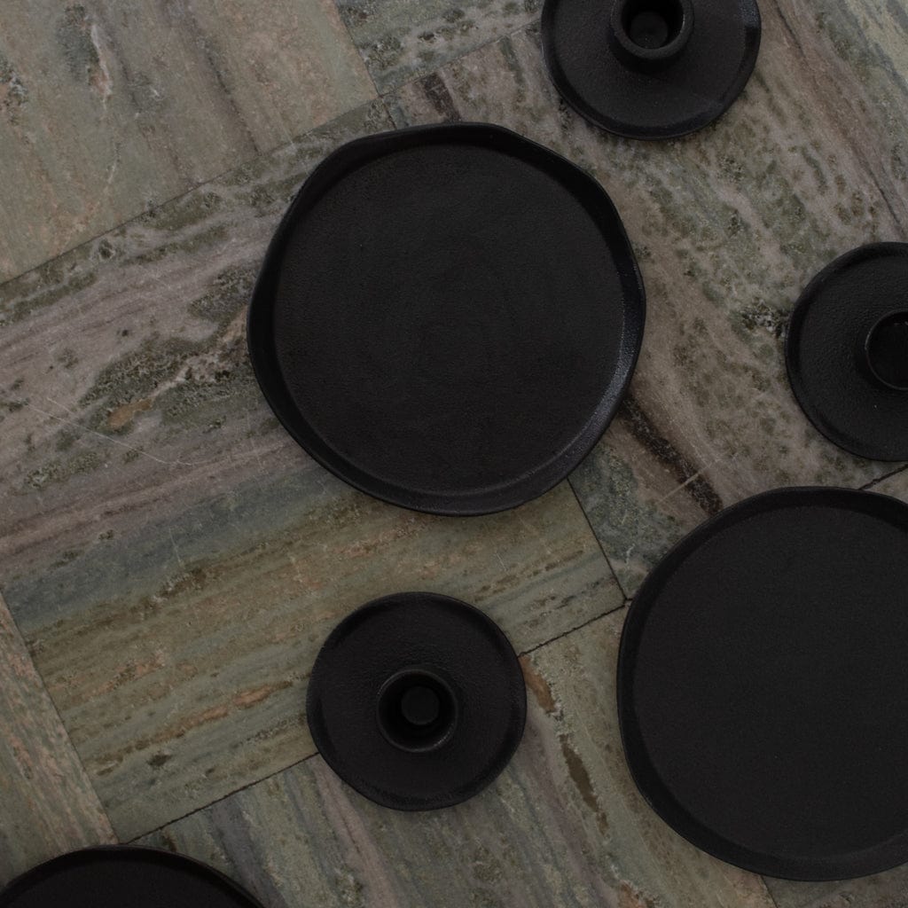 Kerzenständer Wave cast iron