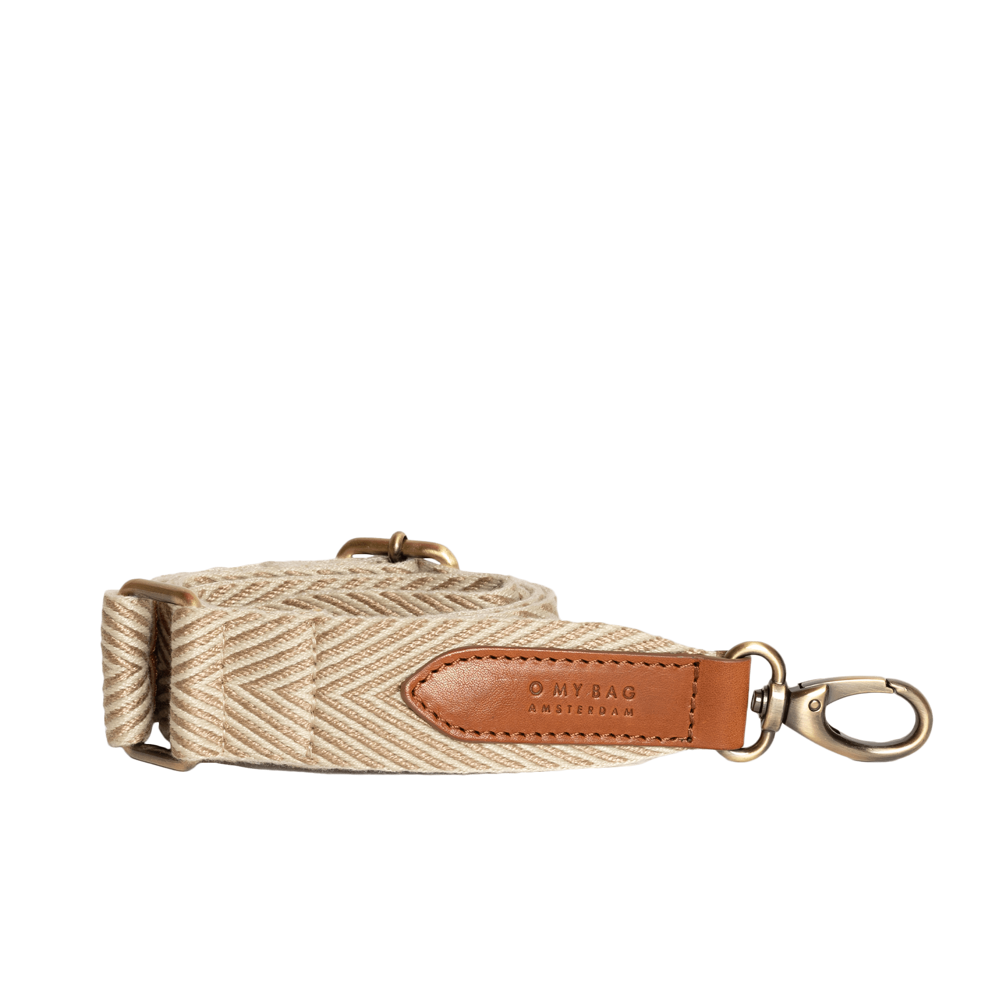 Taschengurt Webbing Sand - Cognac