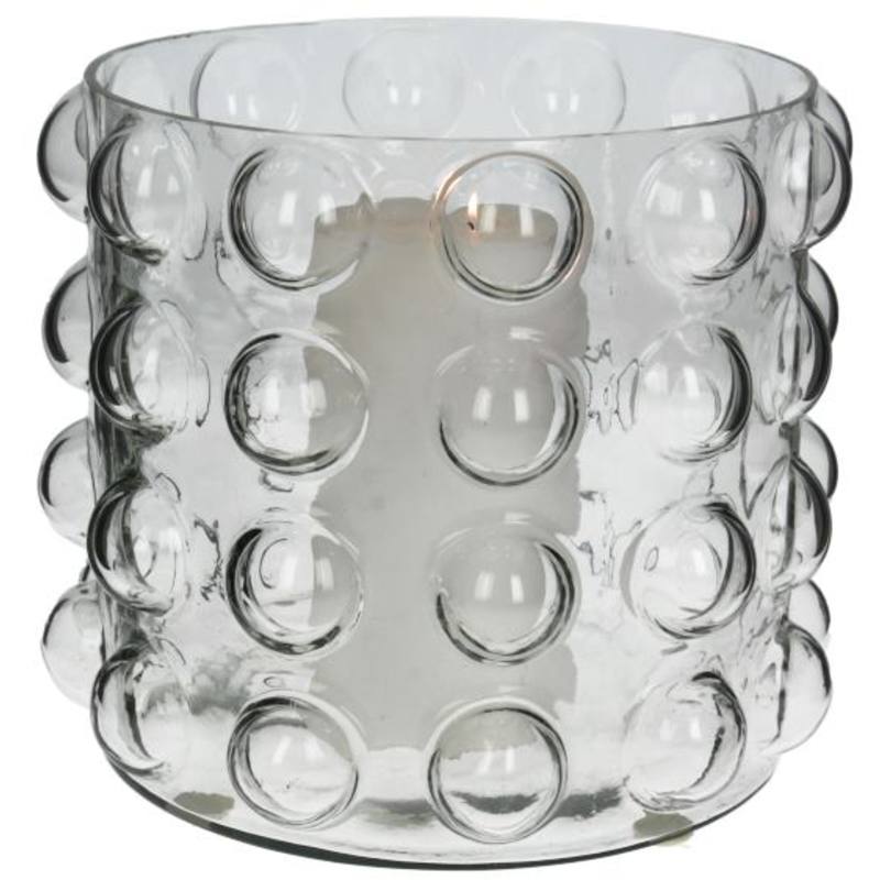 Kerzenhalter / Vase aus Glas