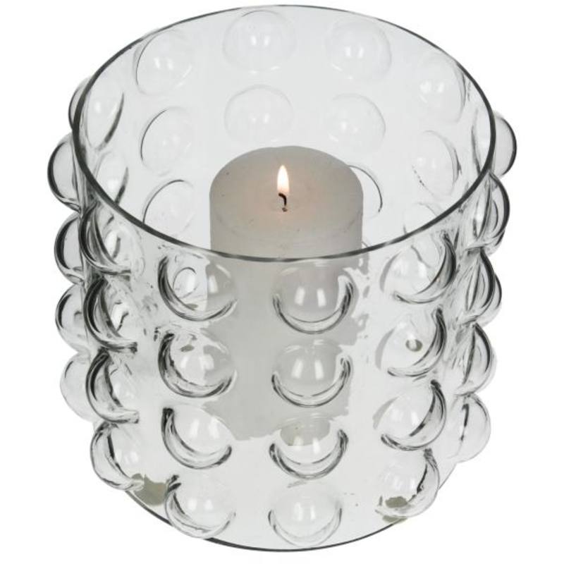 Kerzenhalter / Vase aus Glas